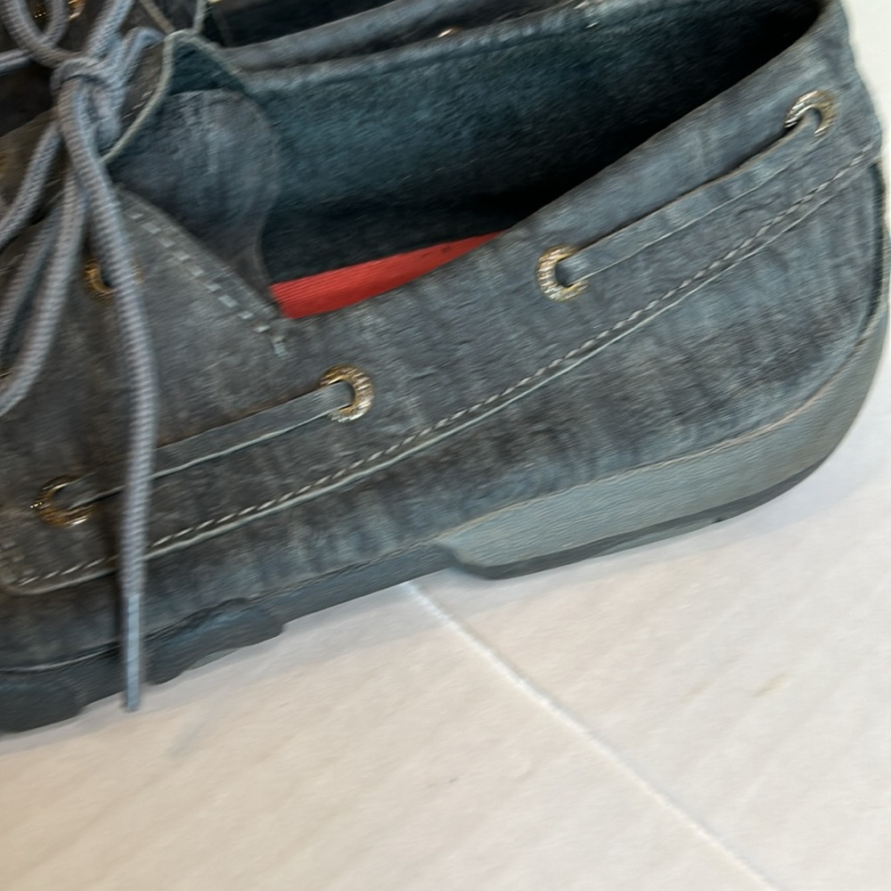 Twisted X Womens Charcoal Distressed Leather Driving Moc WDM0102. Size 10 - Picture 4 of 13
